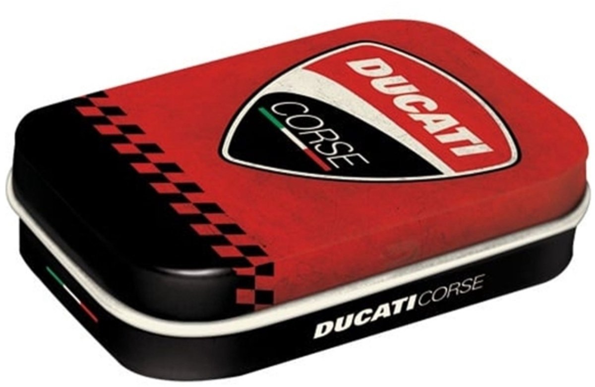 Mint Doosje Ducati Corse - Logo Racing (Inclusief Pepermuntjes)