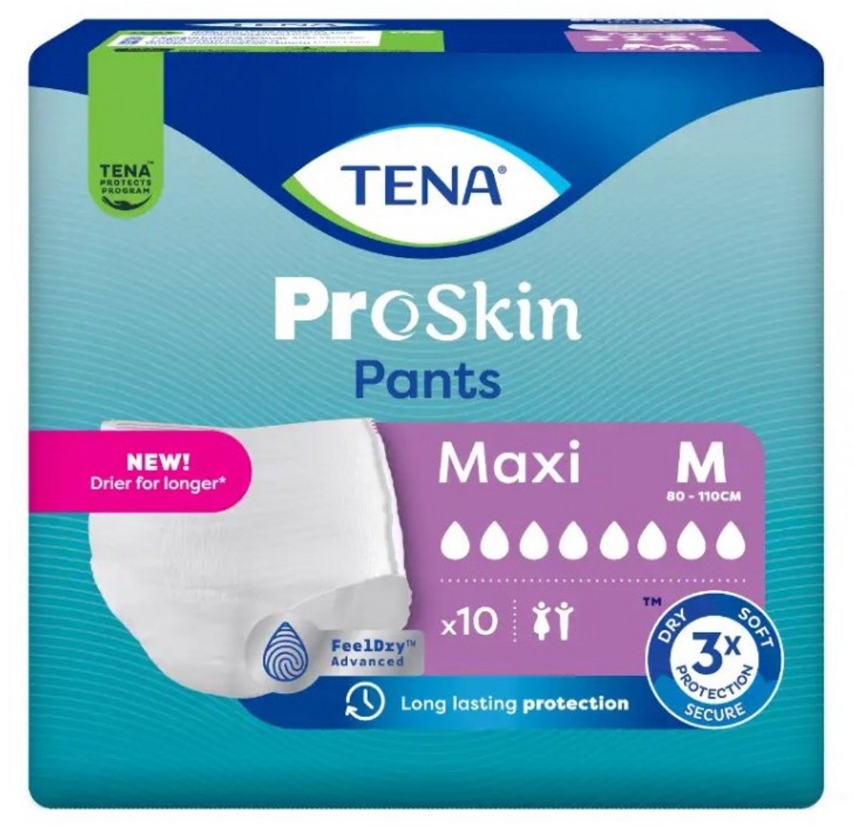 Tena Proskin Pants Maxi Medium - 8 pakken van 10 stuks