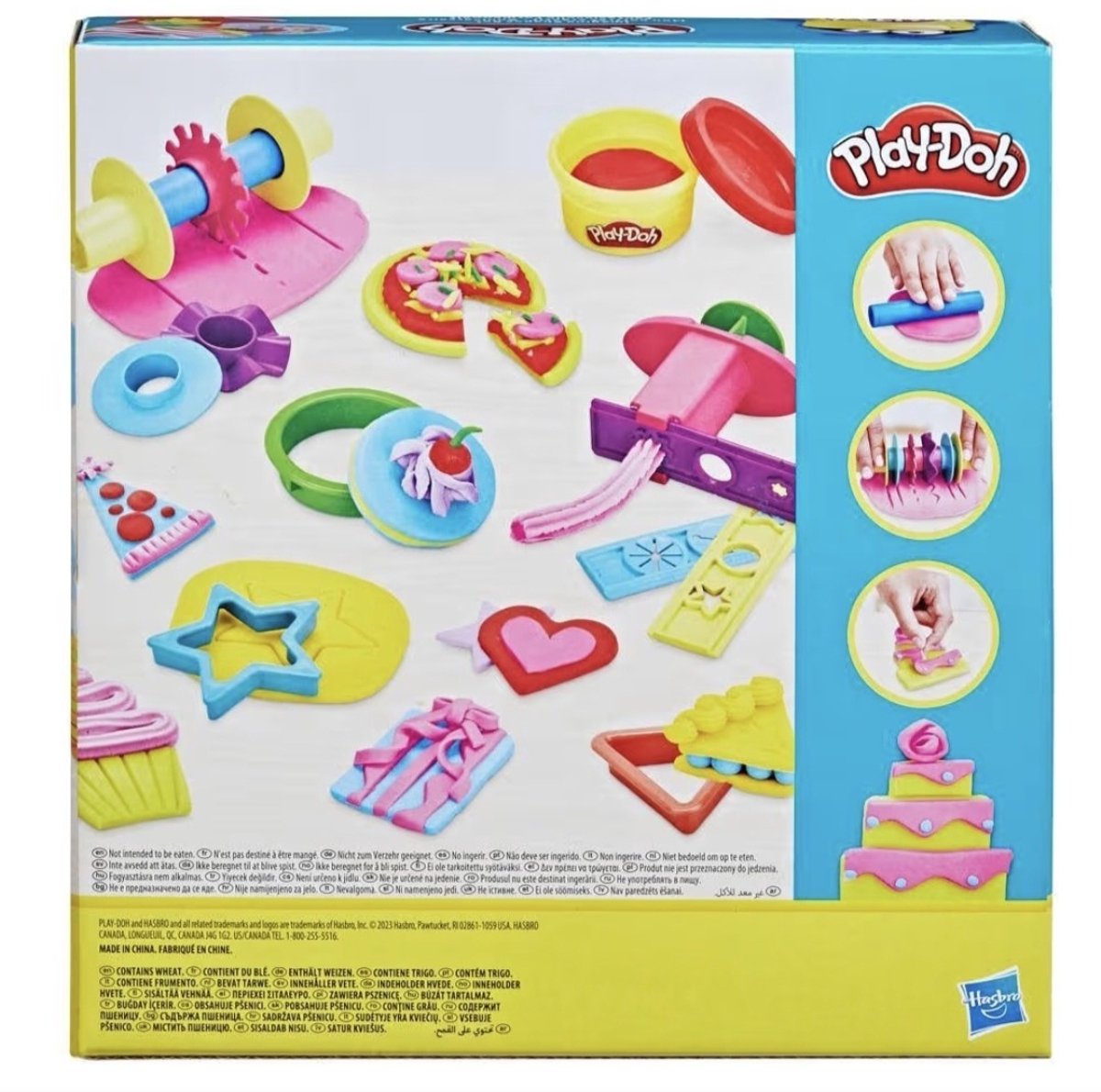 Hasbro - Play-Doh - Imagine Shales Set met 20 gereedschappen + 7 kleine potjes - Vormenfeest - Kleien - boetseren — cadeau in Spellen & Speelgoed - foto 5