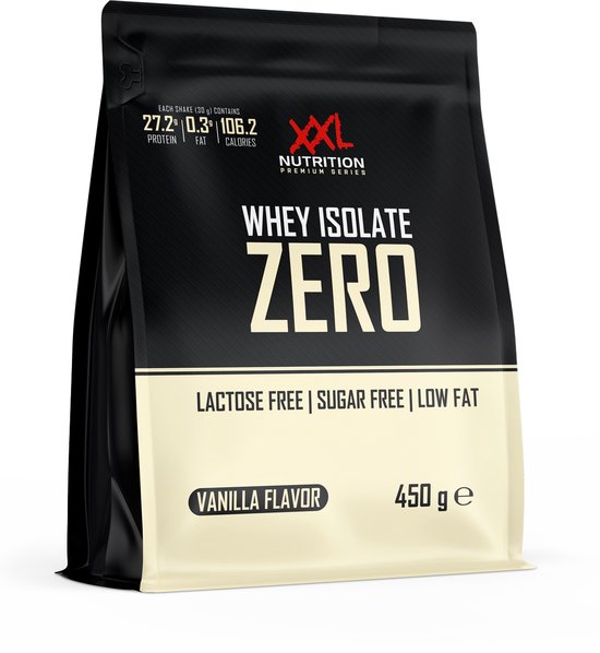 XXL Nutrition - Whey Isolate Zero - Vanille - Eiwitpoeder - 450 g