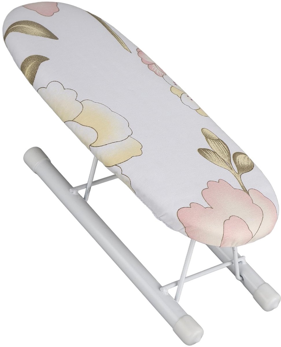 Mini Strijkplank - Vouwbaar en Draagbaar voor Mouwen en Kraag (Peony)