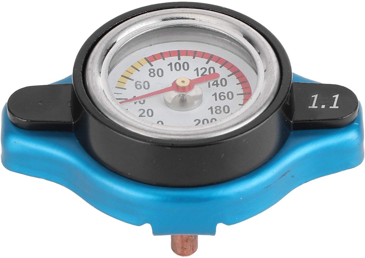 Universele Thermostatische Radiateurdop - Waterdicht - Met Temperatuurmeter (Kleine Kop 1,1 Bar)