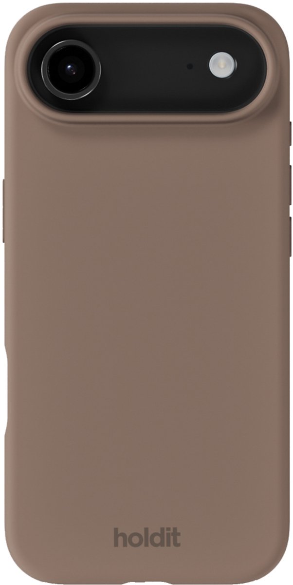 Holdit Silicone Case geschikt voor Apple iPhone Air - Mocha Brown