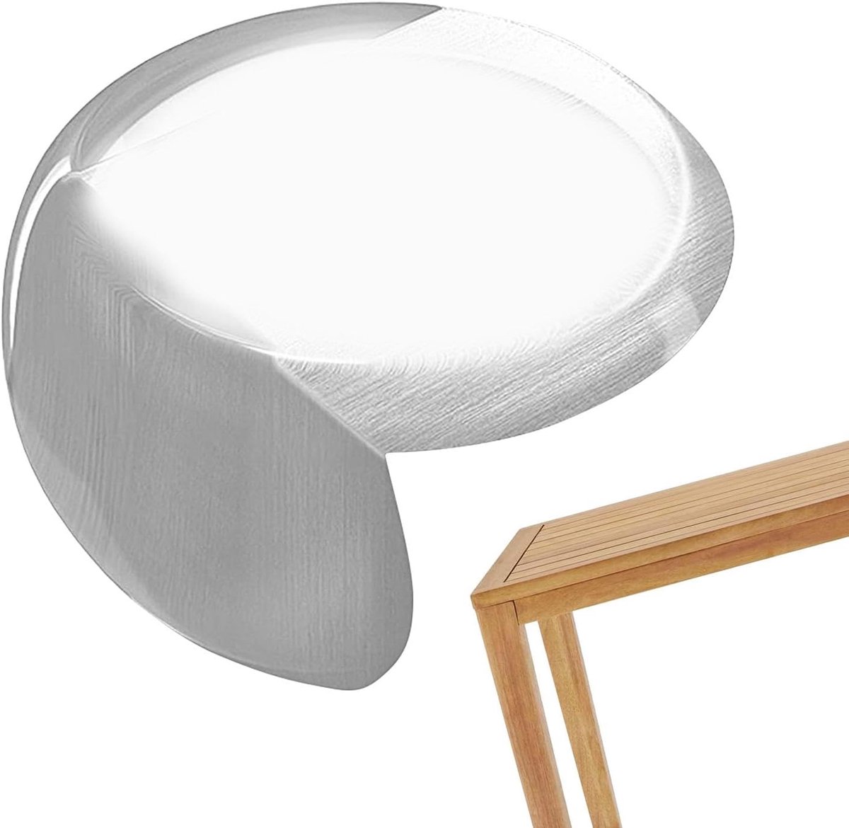 Kinderveiligheid Hoekbeschermers 10 Stuks - Transparant - Universeel - Extra Sterke Kleefkracht - Voor Meubels en Ramen - Eenvoudig te Installeren - Onzichtbare Bescherming - Babyproofing - Veiligheid Hoeken - Anti-stoot Hoekjes - Meubelbescherming – foto 5