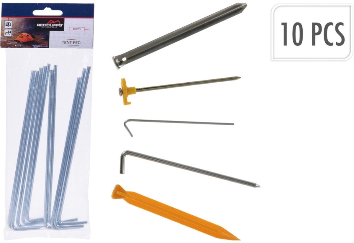 Redcliffs Haringen 17 Cm Rvs 10 Stuks Zilver