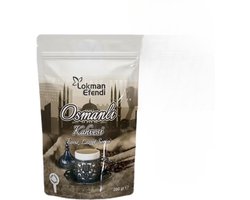 Lokman Efendi Ottomaanse Koffie 200 g | Traditionele Turkse Koffie met Gratis Maatlepel - Osmanlı Kahvesi 200 g | Geleneksel Türk Kahvesi & Hediye Ölçek - Lokman Efendi Ottoman Coffee 200 g | Traditional Turkish Coffee with Gift Scoop