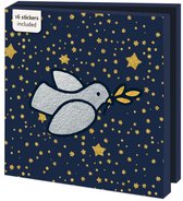 Kerstkaarten 10x - Kaartenmapje met env, vierkant: Vredesduif en Engel, Dick Bruna - 2x5 motieven