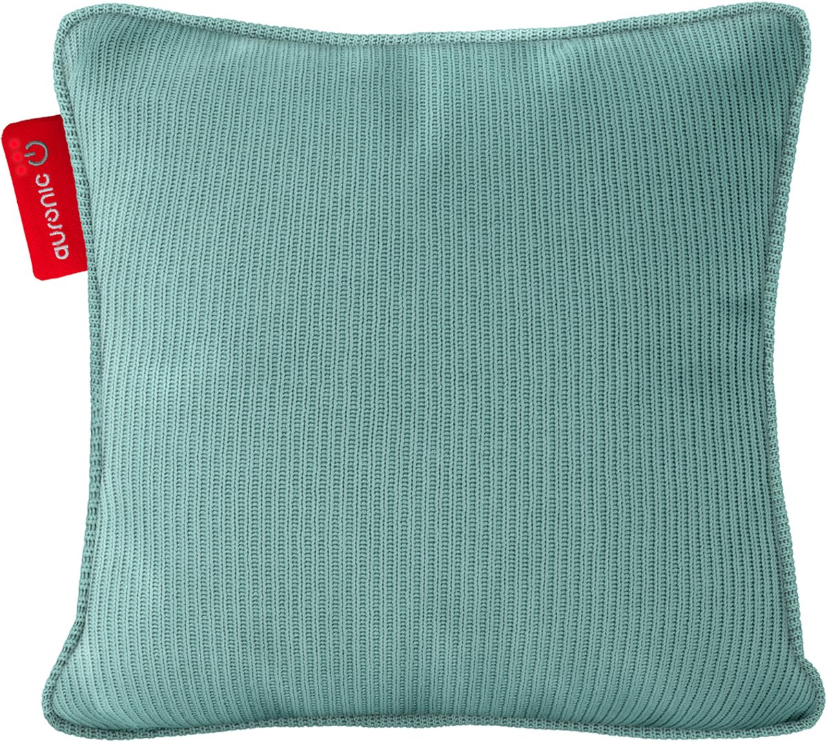 Auronic Warmtekussen - Knitted - 45x45 - Draadloos - Oplaadbaar - Elektrisch kussen - Infrarood - Pastelblauw