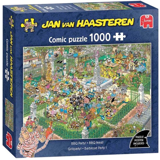 Jan van Haasteren - BBQ Feest! - 1000 stukjes puzzel - Legpuzzel