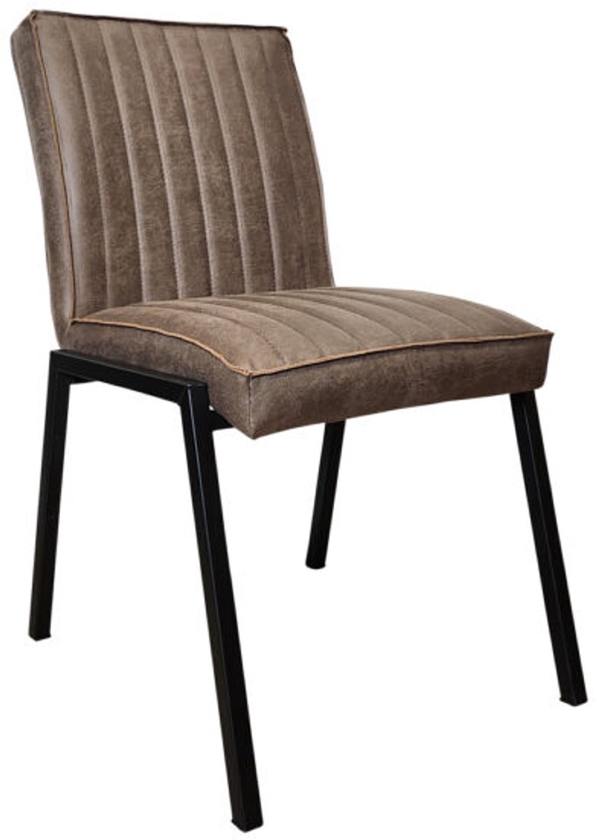 StarFurn Eetkamerstoel Tivoli - Bruin - 52x65x88cm - Set van 2