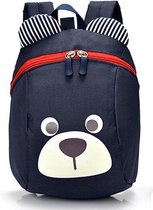 Mini rugzak | voor kinderen | schooltas | beer | donker blauw