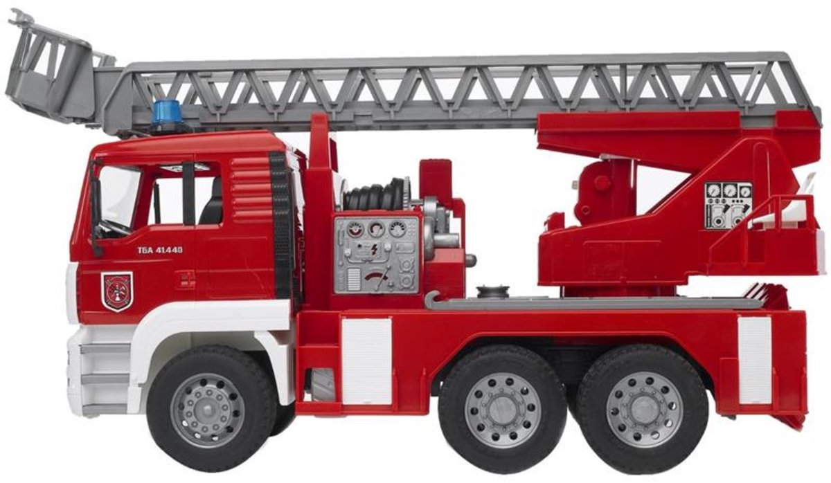 Bruder MAN Brandweerwagen met Draailadder - Speelgoedvoertuig — afbeelding 14