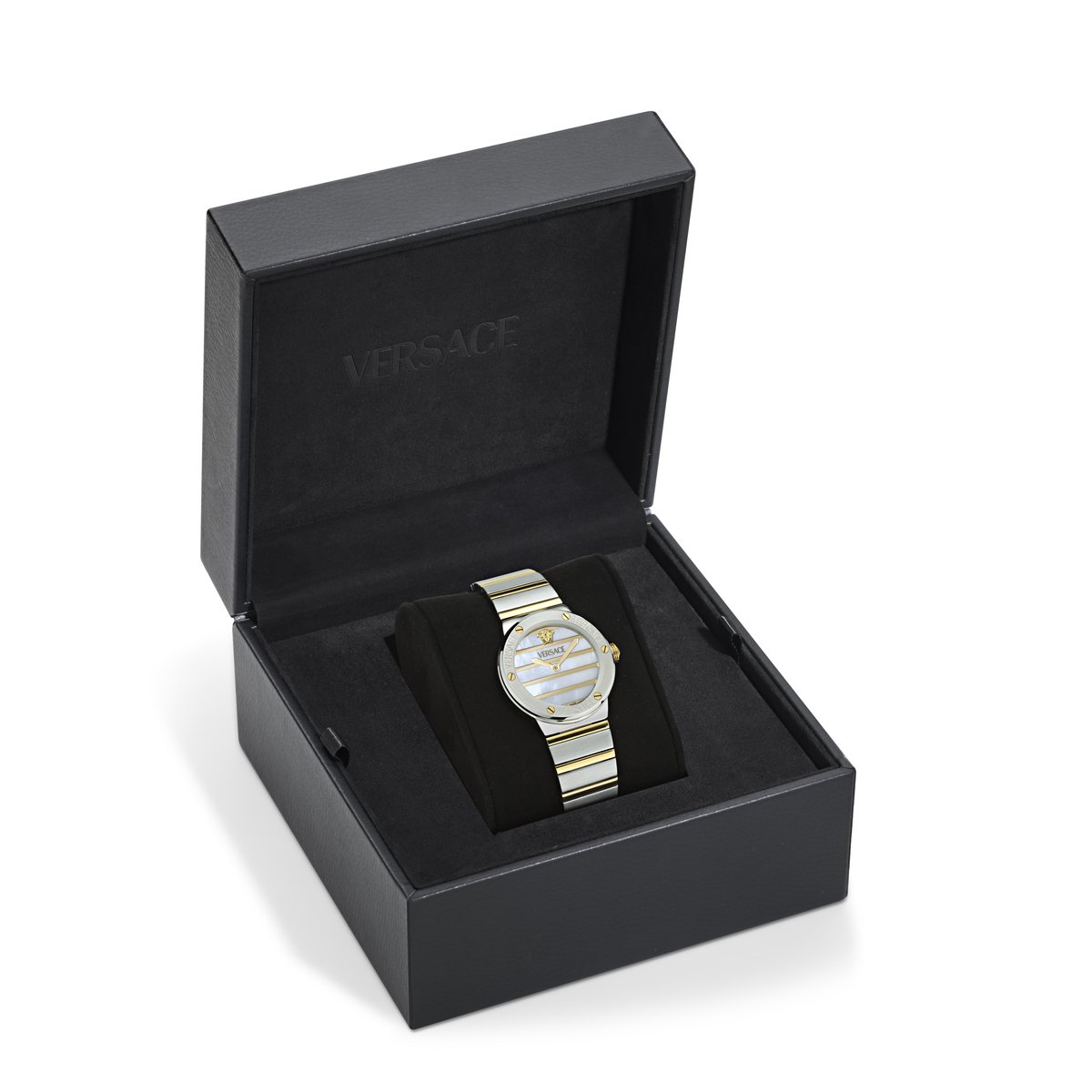 Versace Greca Logo Pearl VE0S00325 Horloge - Staal - Multi - Ø 33 mm