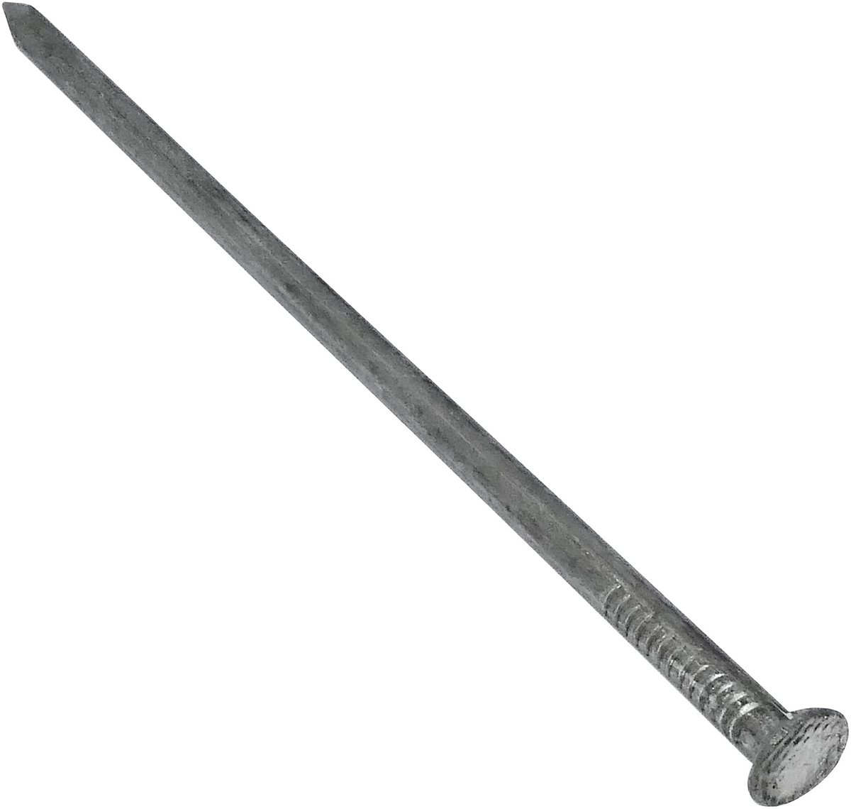 Set van 10 - platte spijkers - Ã˜7x210mm - gemaakt van koolstofstaal - voor houtbevestiging - DIN 1151