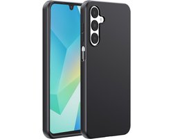 Podec Hoesje Geschikt voor Samsung Galaxy A16 Zwart Telefoonhoesje - Anti-Shock Case Cover met 1x Screenprotector