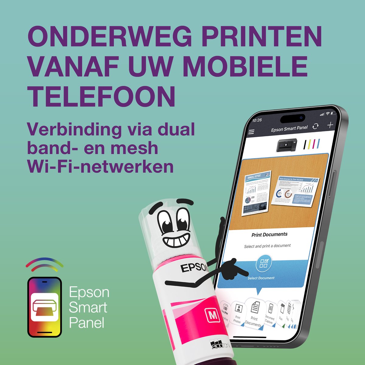 Epson EcoTank ET-2950 - All-in-One Inkttank Printer - Zwart — afbeelding 6