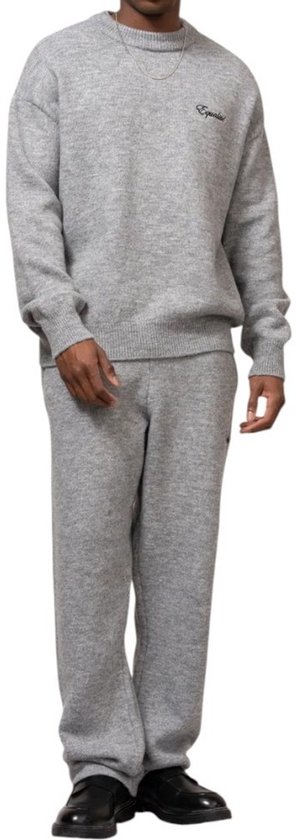Equalite Heren Broek Grijs EQ.25.8.7.4/220 Fluffy Knit Pants