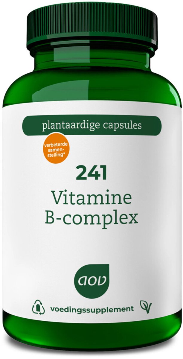 AOV - 241 Vitamine B Complex - 2 x 120 vegacapsules - Voordeelverpakking