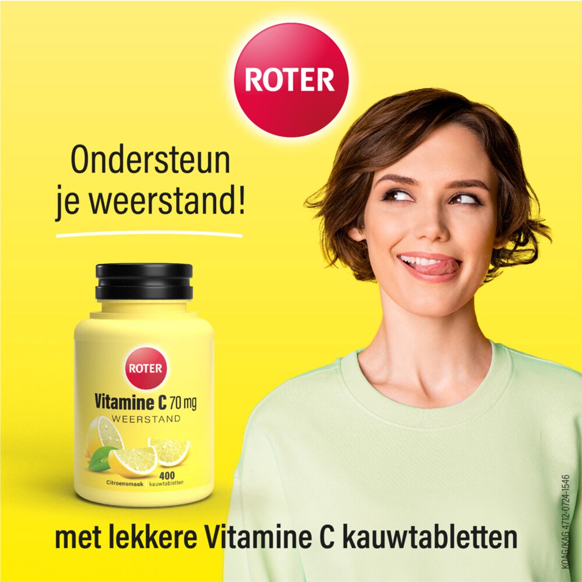Roter - Vitamine C 70 mg - 3 x 400 kauwtabletten - Voordeelverpakking