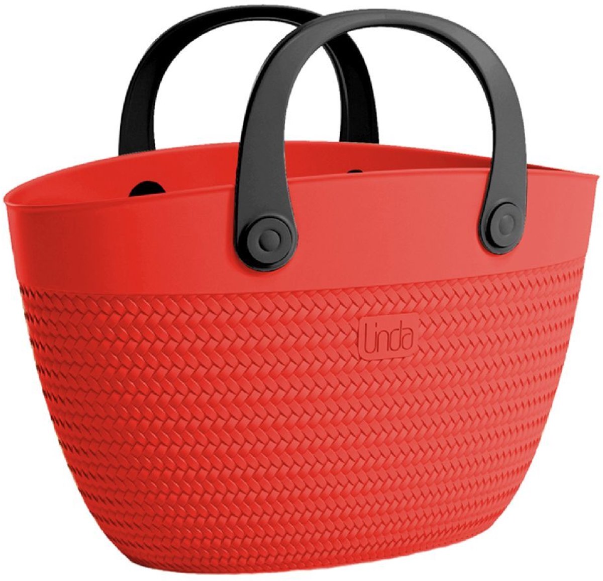 Linda Bag Beach 50x41 cm Rood/Zwart