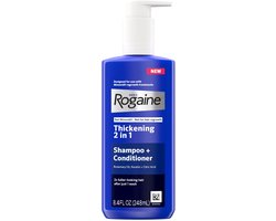 Men's ROGAINE Hair Thickening 2 in 1 Shampoo + Conditioner - Haargroei - Haaruitval - Minoxidil alternatief - Dun haar