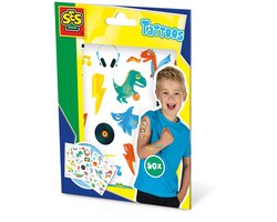 SES Creative – Tattoos voor kinderen – 50 metallic tatoeages – afwasbaar – vanaf 3 jaar