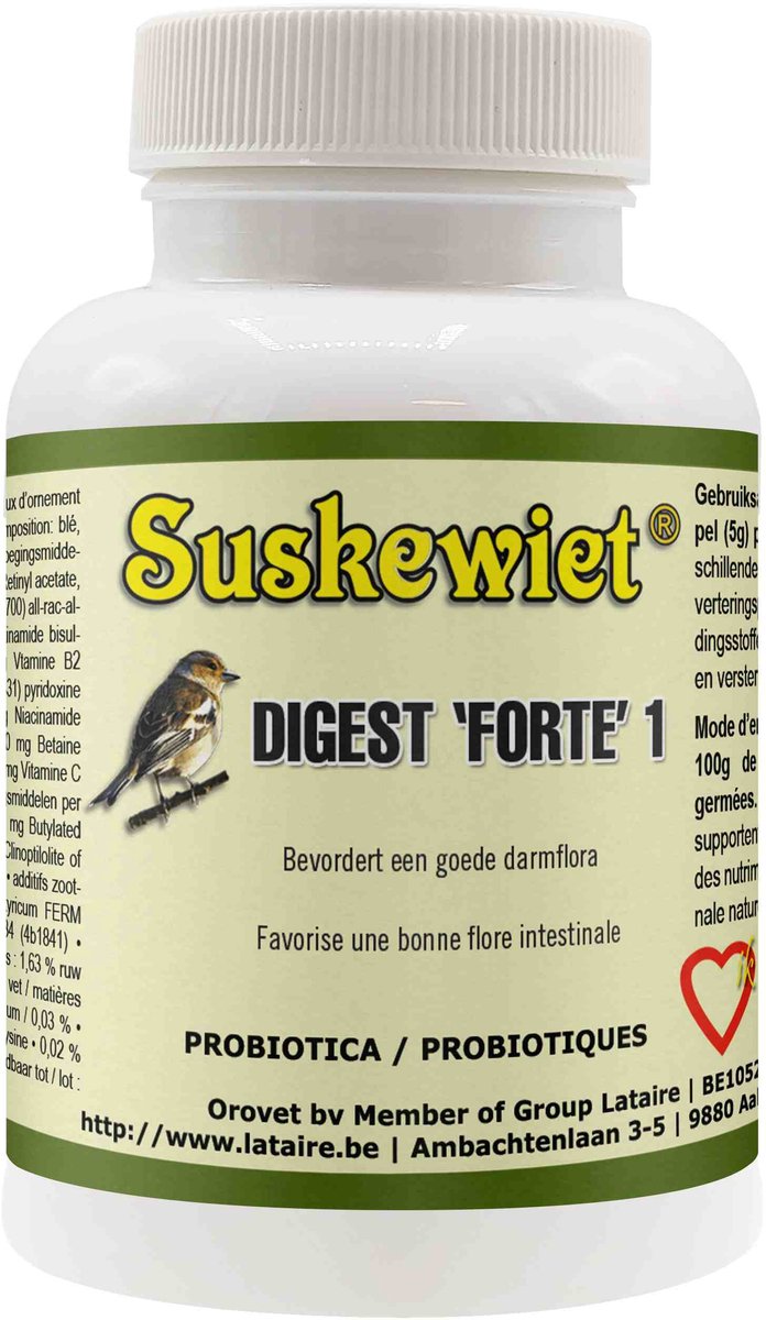 Suskewiet Digest Forte 1 - 100g - voor vogels