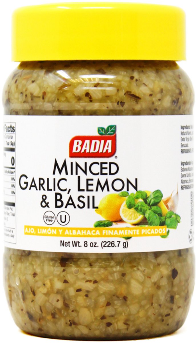 Badia Garlic & Lemon Basil 8 OZ