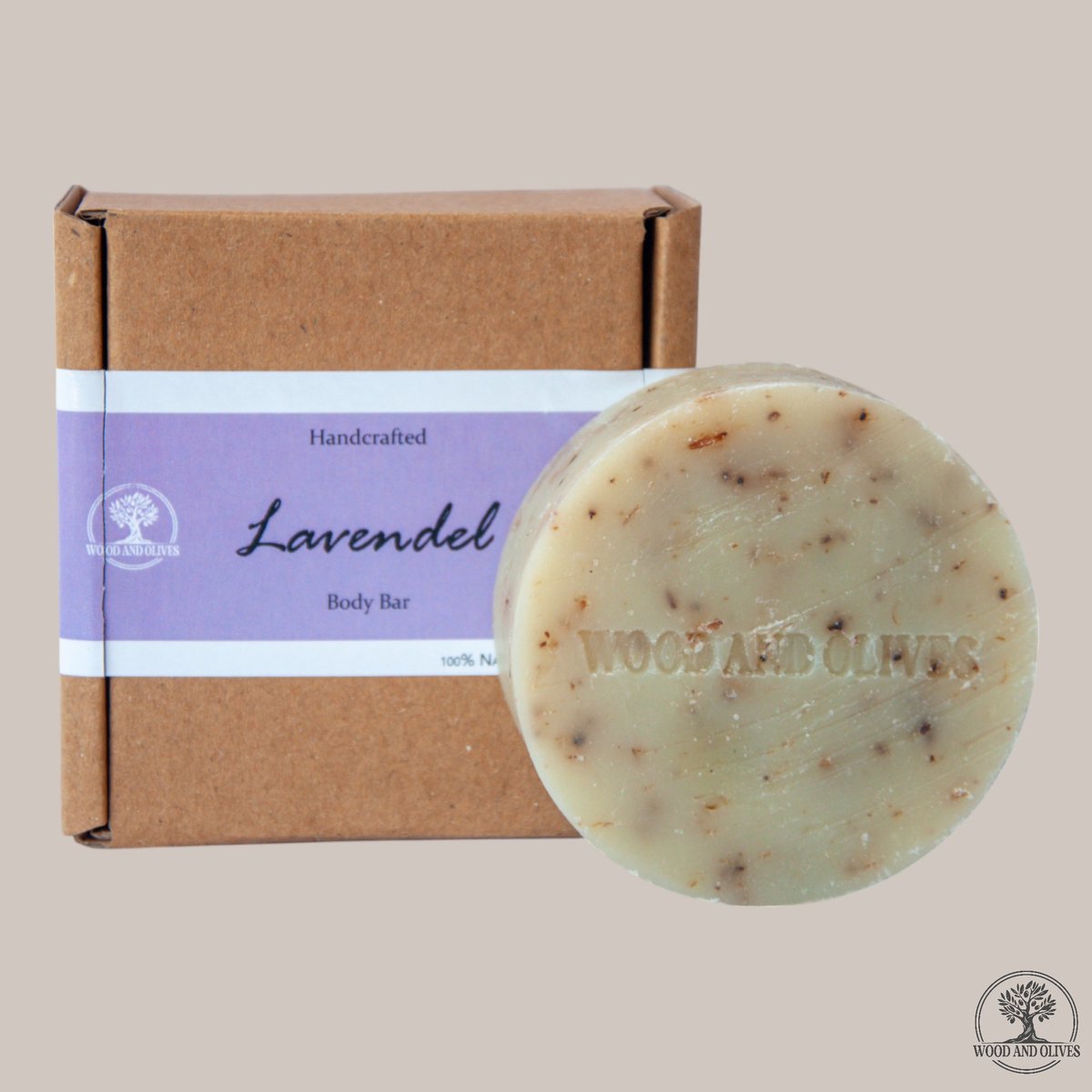 Wood and Olives - Lavendel Body Bar - 100 g