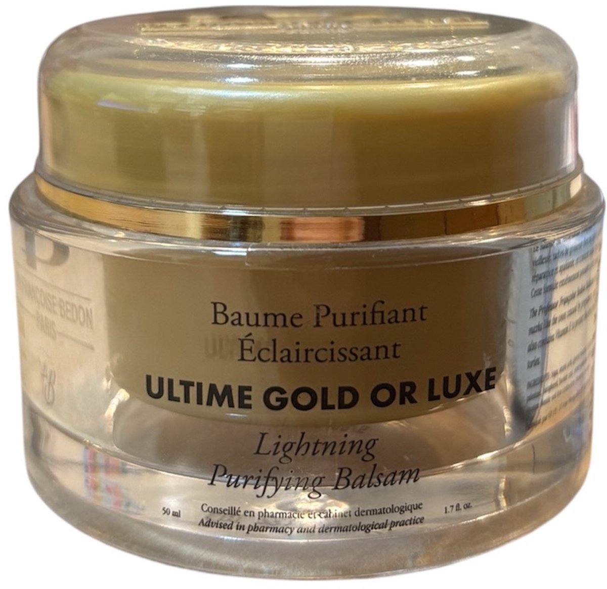 Pr. Francoise Bedon Ultime Gold Luxe Lightening Purifying balsam, 50ml