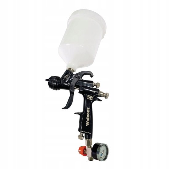 Walcom Slim Kombat Nero HTE Lakspuitpistool 1,5mm | bol