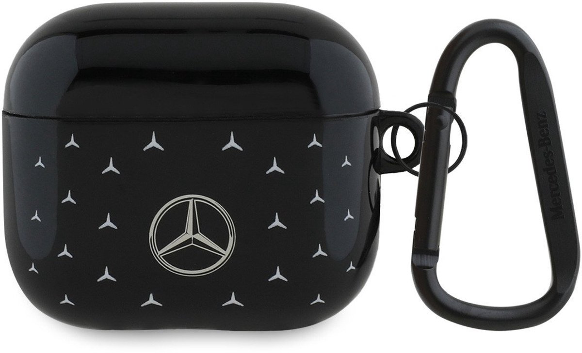 Mercedes-Benz Airpods 3 Case - Stars Pattern Small - Black