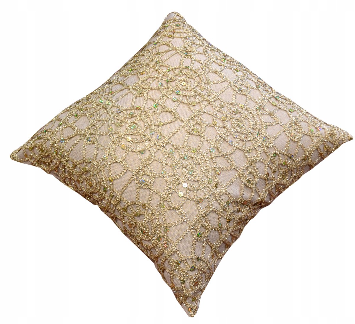 Decoratieve Kussensloep Glamour-02 Goud 40x40 cm