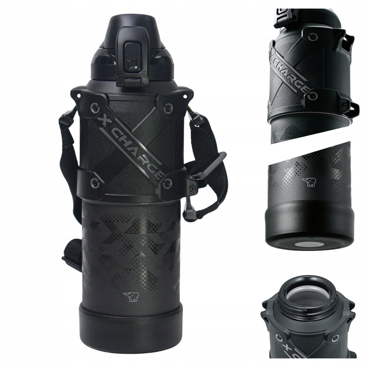 Zojirushi SD-HB10 Zwarte Sportfles Thermos 1L - Houd Drankjes Koel