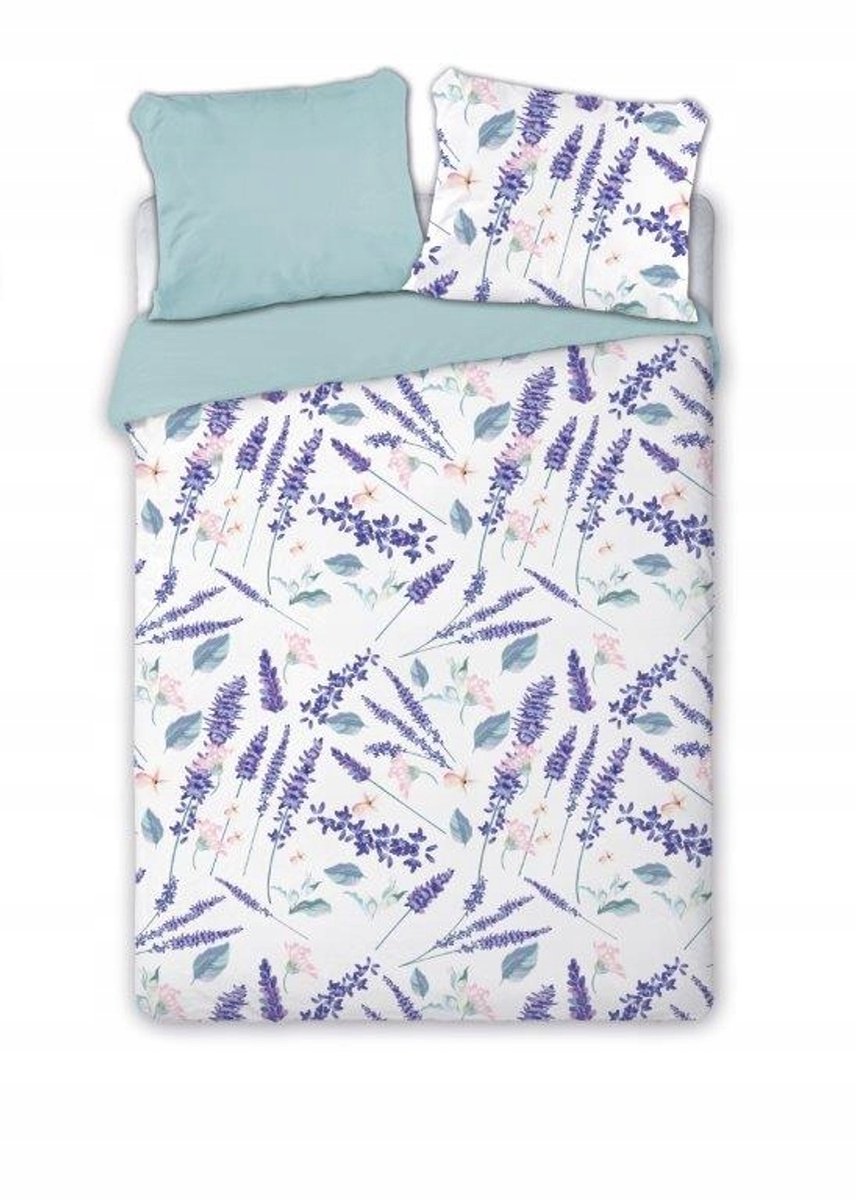 Beddengo Lavendel 160x200cm - 100% Katoen met Rits