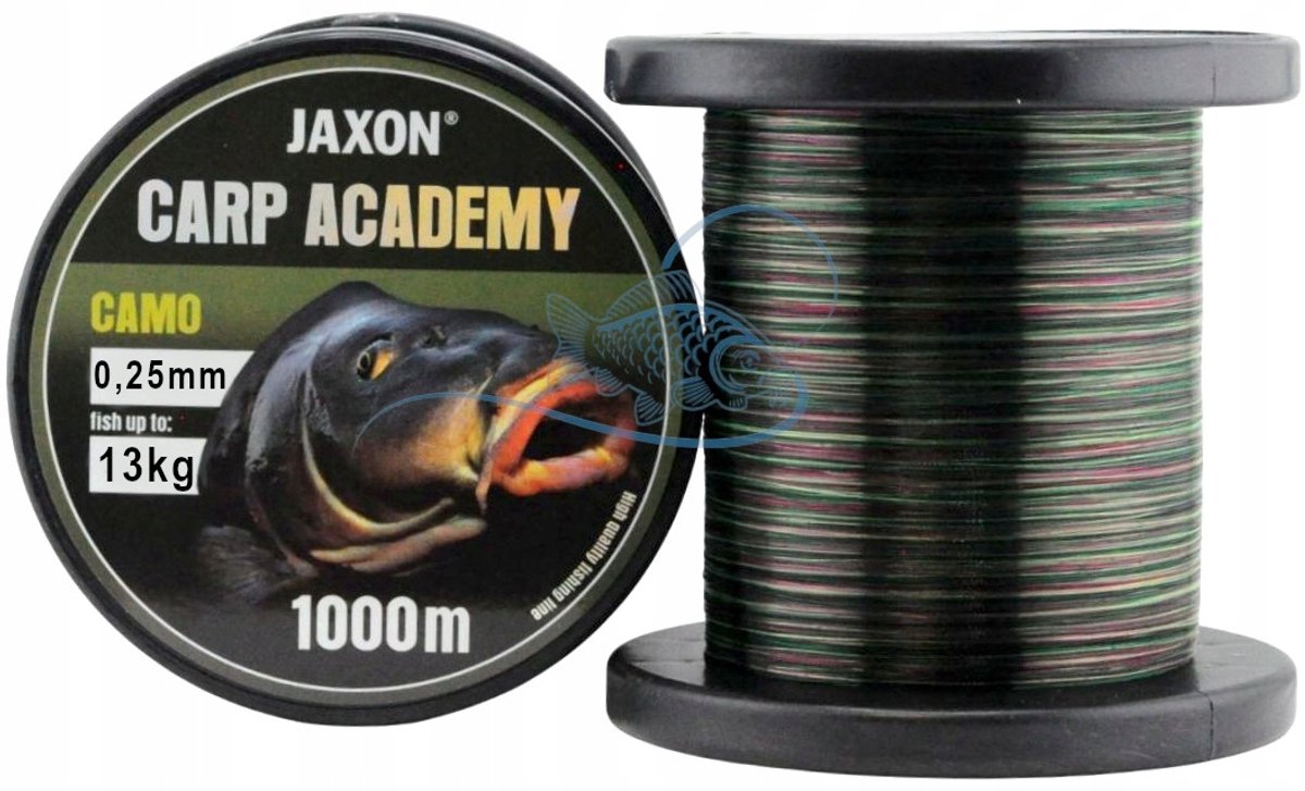 Jaxon Carp Academy Camo Vislijn 1000m 0.25mm - Camouflage