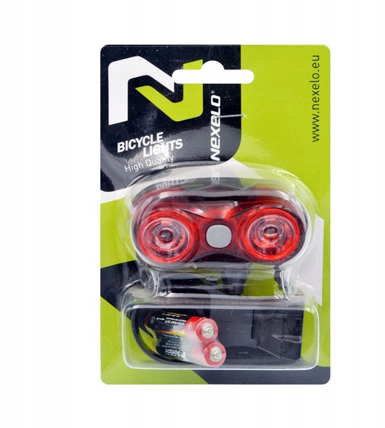 Nexelo LED Fietslamp Achter - Waterdicht & Inclusief Batterijen — afbeelding 3