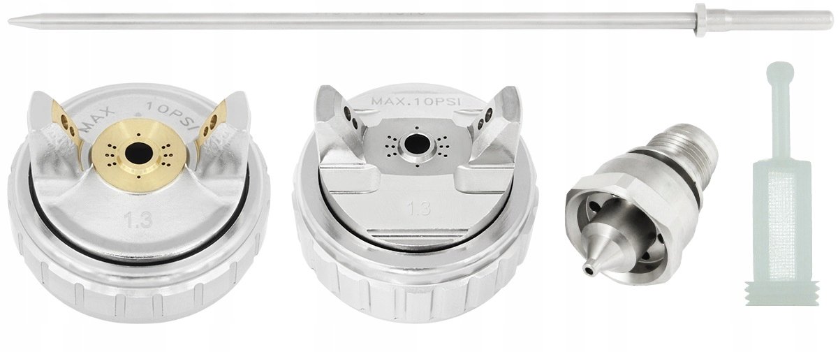 LEADER LVLP Spuitpitool Nozzle 1,3 mm ++ Tankfilter