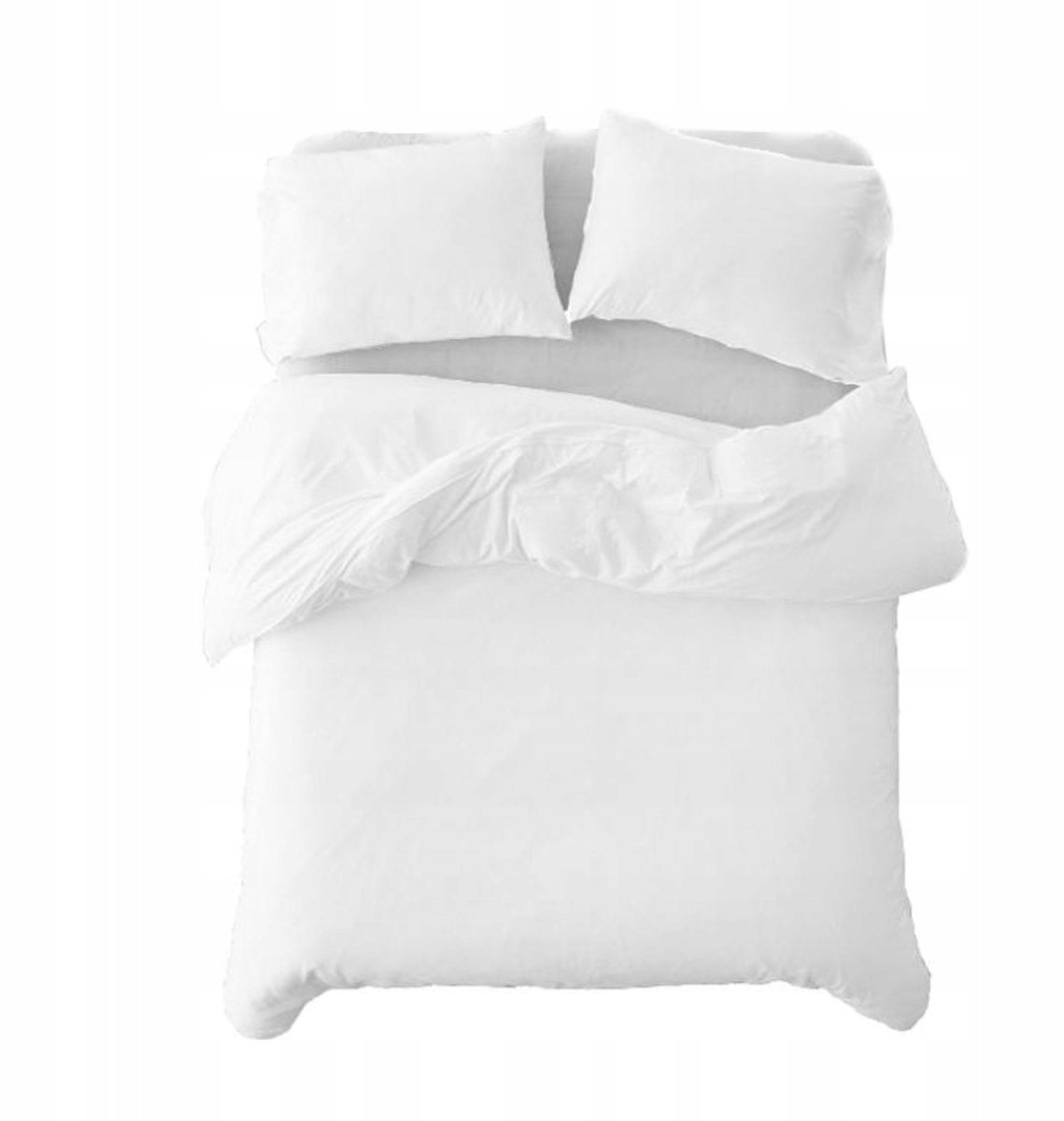 Hotel Kwaliteit Katoen Satijn Beddengoed 140x200 Wit 155g
