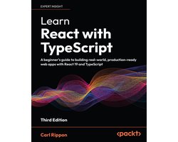 Omslag van Learn React with TypeScript