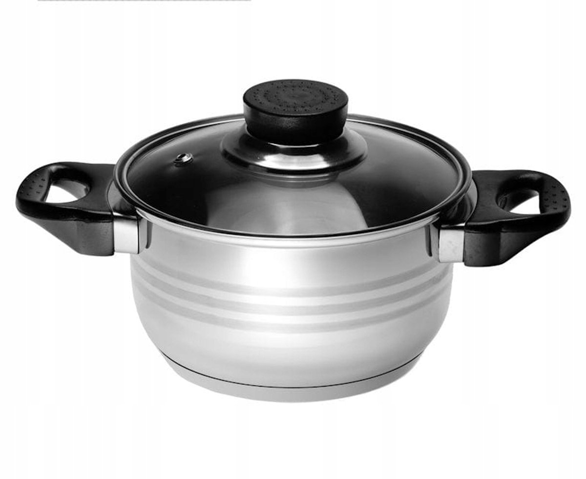 RVS Pan met Deksel 1.9L - Geschikt voor Gas & Inductie