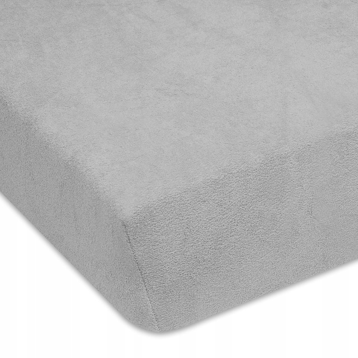 Lichtgrijs Frottier Hoeslaken met Elastiek 200x220 cm