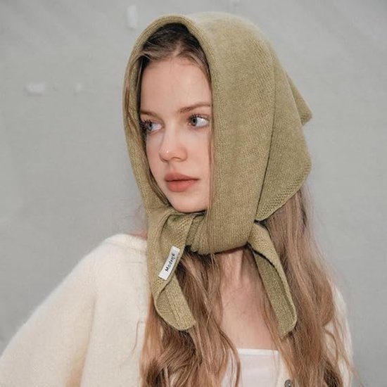 Brits Niche Merk: Dames Wollen Gebreide Driehoekssjaal – Warm, Veelzijdig, Multifunctionele Hoofddoek. – koop de beste producten in de online winkel