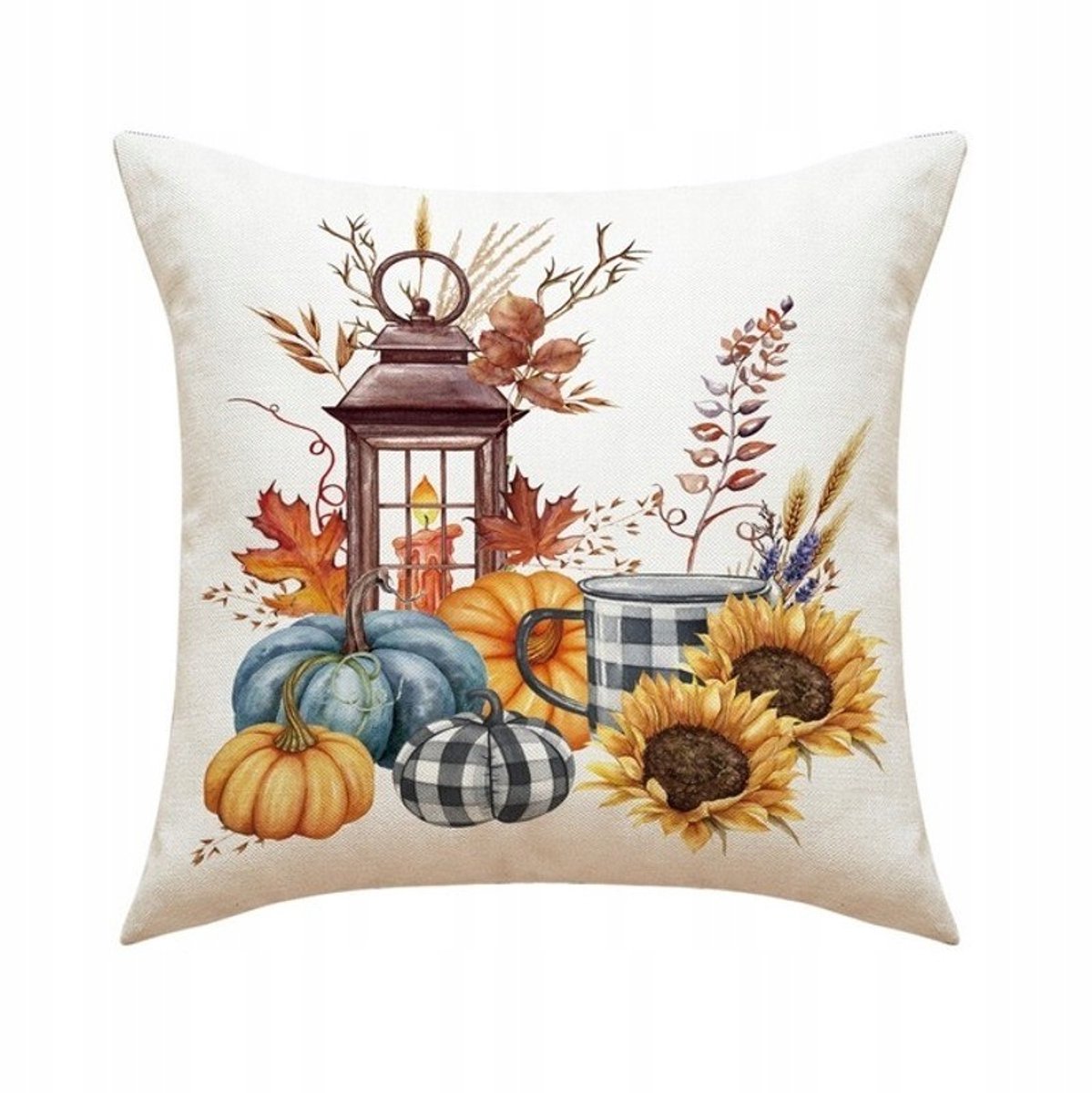 BOHO Sier Sierkussenhoes 45x45cm - Sfeervolle herfstdecoratie