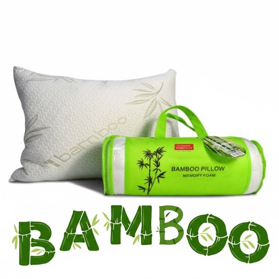 Full Body Kussen voor Volwassenen Versnipperd Memory Foam Lang Kussen om te slapen met Afneembare Bamboe Cover Stevige Knuffel Kussens voor Zij- en Rugslapers 20x54