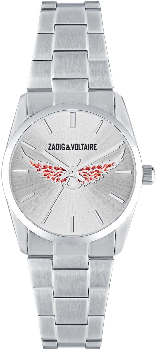 Horloge Zadig 33 Wings Silver - Red