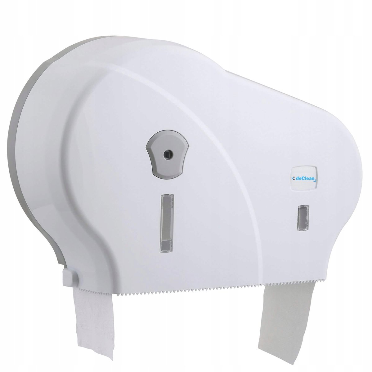 Dubbele Toiletroldispenser NON-STOP Wit - ABS Kunststof