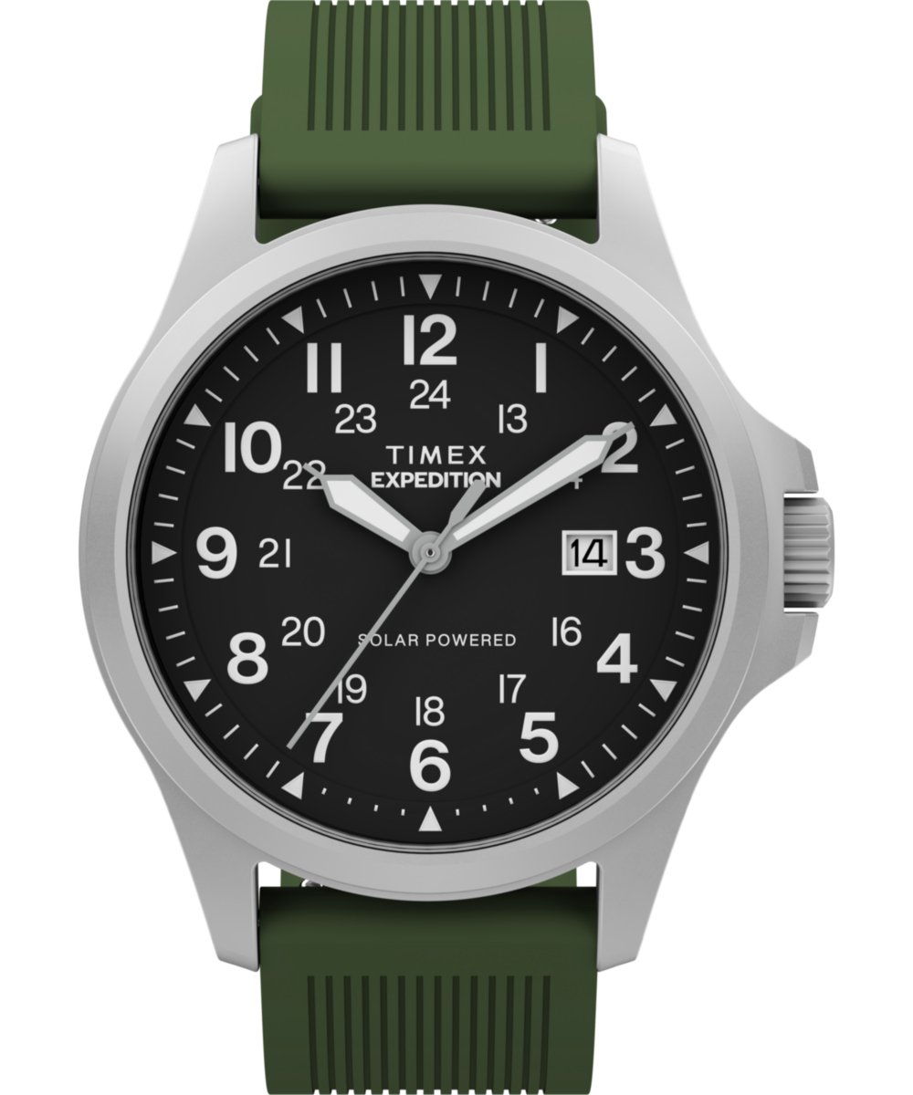 Timex Expedition North Field Post TW2Y31600 Horloge - Siliconen - Groen - Ø 41 mm
