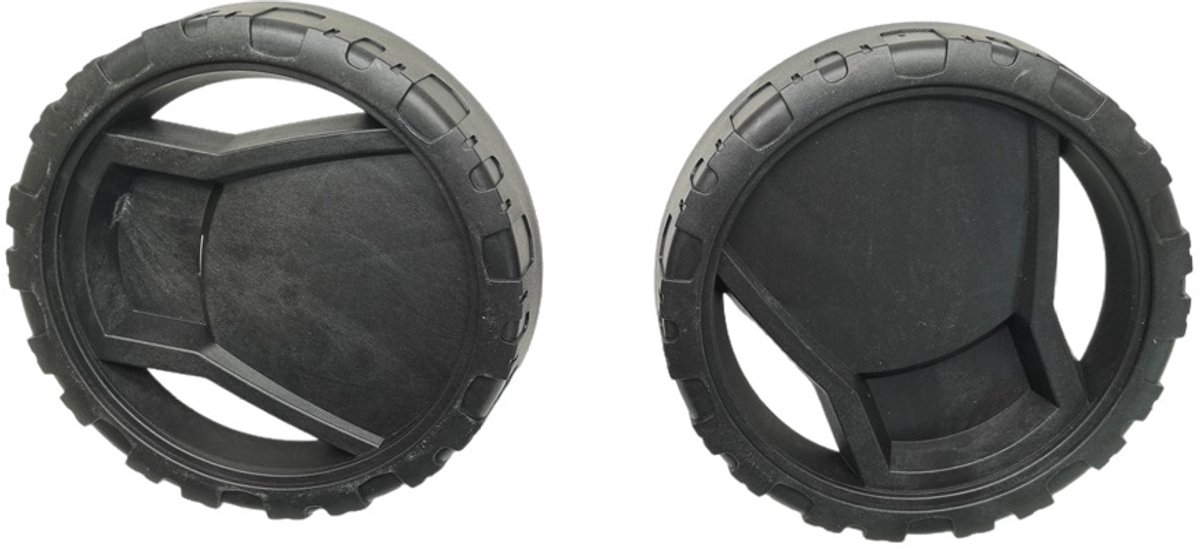 Vervangend wiel voor Karcher K4/K5 hogedrukreiniger- reserveonderdeel voor langdurig gebruik (2-pack)