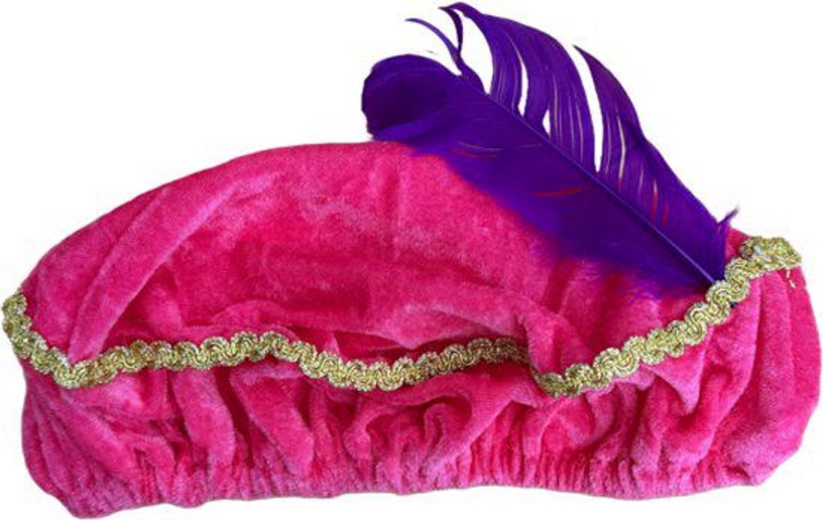 pietenbaret - Piet - pieten muts - sinterklaas - kinderkleding - verkleedkleren - hoed - roze